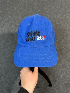 Ethos Shine On! ATL Embroidered Blue Hat Cap Good condition